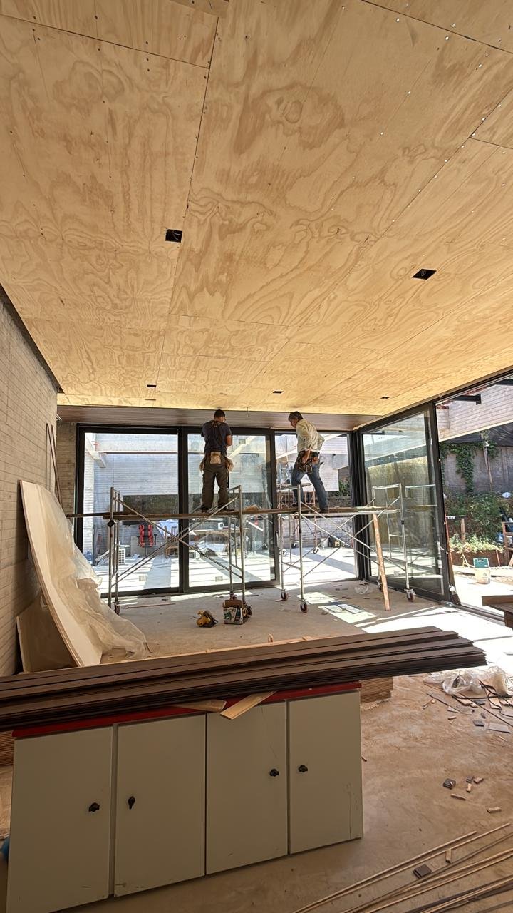 construccion cielo madera proceso.